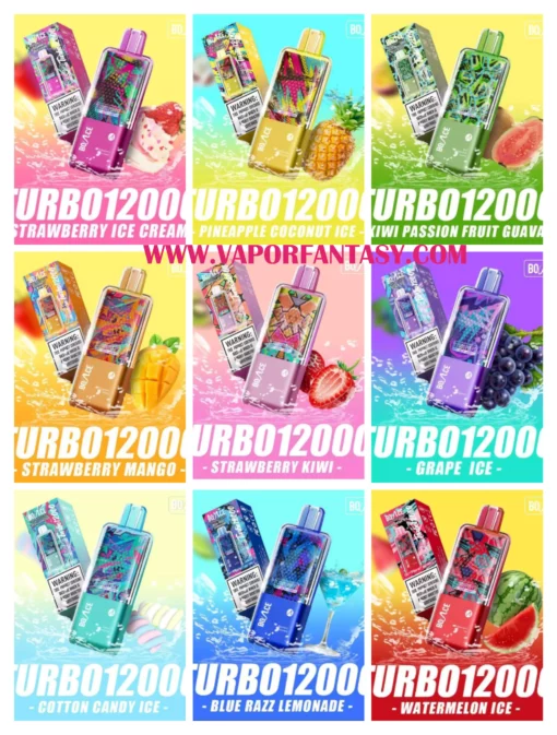 TURBO 12000 PUFFS DUBAI UAE BEST VAPE FLAVORS