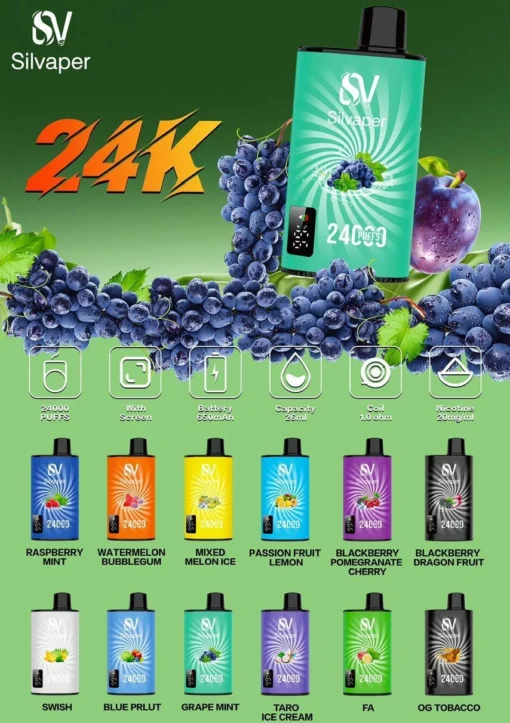 Silvaper 24k Puffs