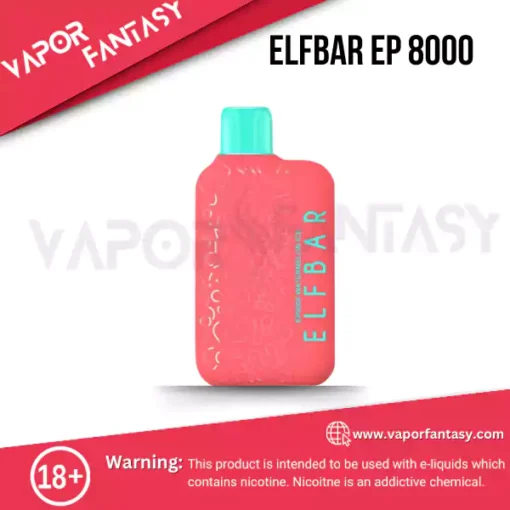 Elfbar EP8000 Puffs 2% Vape In UAE