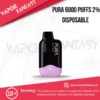 Pura 6000 Puffs 2% Disposable