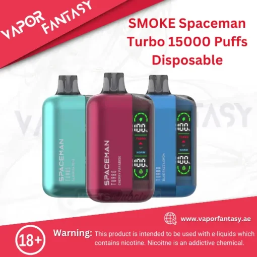SMOKE Spaceman Turbo 15000 Puffs