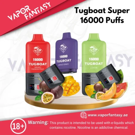 Tugboat Super 16000 Puffs