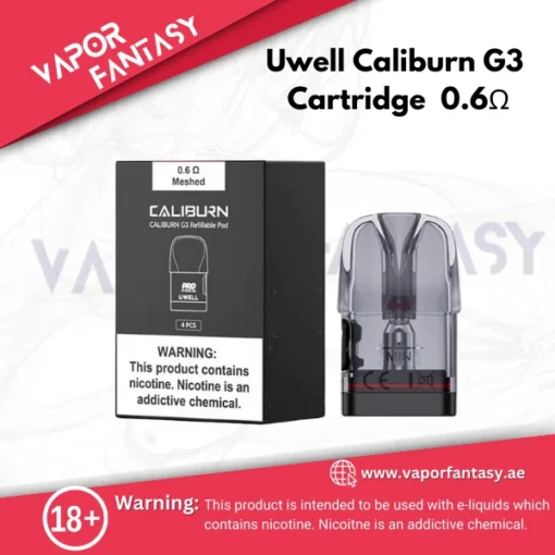 Uwell Caliburn G3 Cartridge 0.6Ω