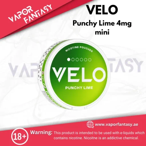 VELO Punchy Lime 4mg mini