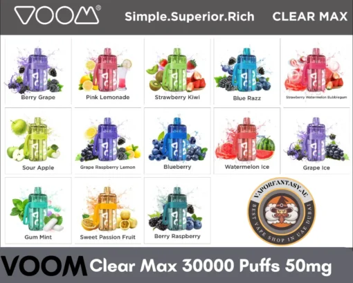 VOOM Clear Max 30000 Puffs 50mg