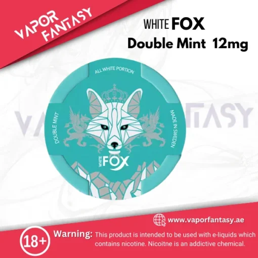 White Fox Double Mint 12mg
