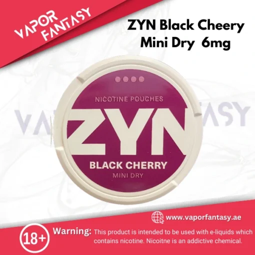 ZYN Black Cheery Mini Dry 6mg