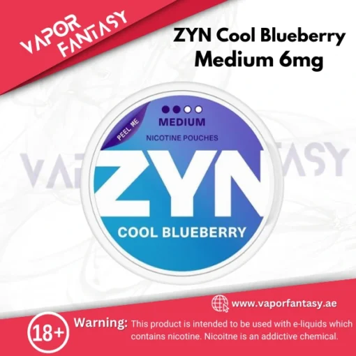 ZYN Cool Blueberry Medium 6mg