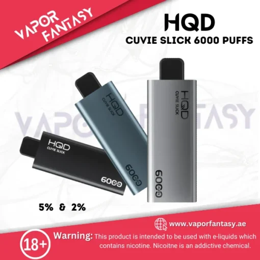 HQD Cuvie Slick 6000 Puiffs Dubai