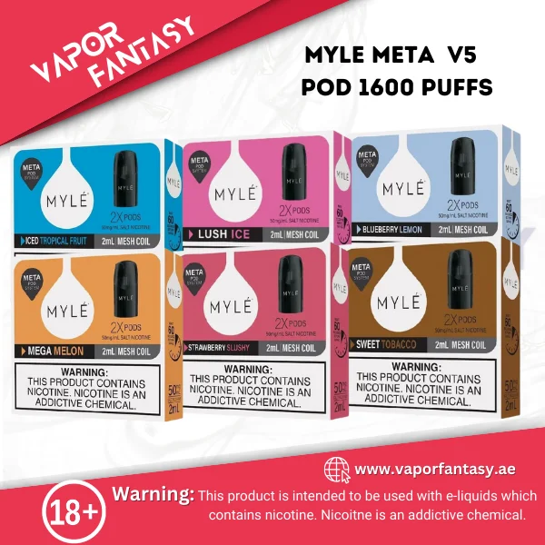 MYLE META V5 POD 1600 Puffs