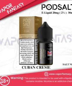 POD SALT E-Liquid 20mg CUBAN CREME