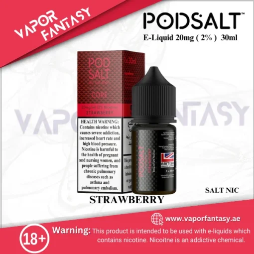 POD SALT E-Liquid 20mg STRAWBERRY