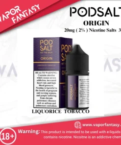 POD SALT Origin LIQUORICE TOBACCO