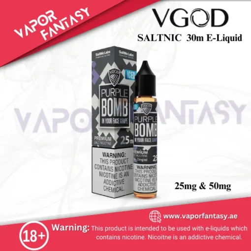 VGOD Iced Purple Bomb SaltNic