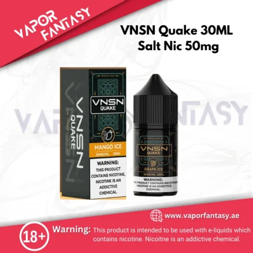 VNSN Quake 30ML Salt Nic E-Liquid