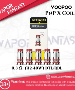 VOOPOO PnP X Coils 0.3 Ω (32-40W) DTL_RDL