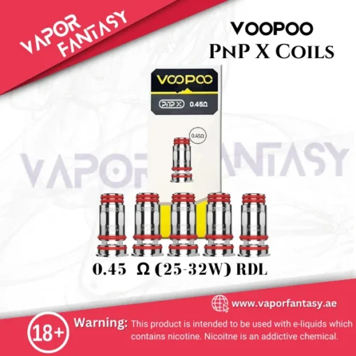 VOOPOO PnP X Coils 0.45 Ω (25-32W) RDL