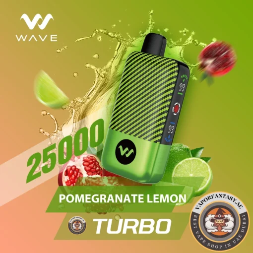Wave Turbo 25000 Pomegranate Lemon