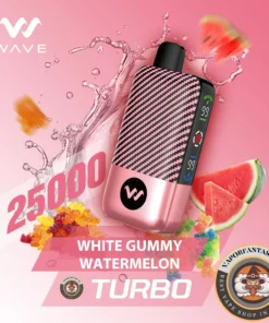 Wave Turbo 25000 White Gummy Watermelon
