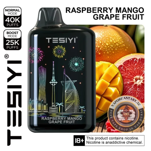 Tesiyi Ultra Max 40k Raspberry Mango Grape Fruit