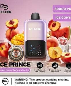 GEEK BAR 50000 Peach Mango Watermelon Ice