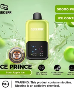 GEEK BAR 50000 Sour Apple Ice