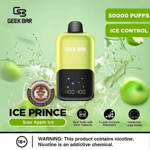 GEEK BAR 50000 Sour Apple Ice