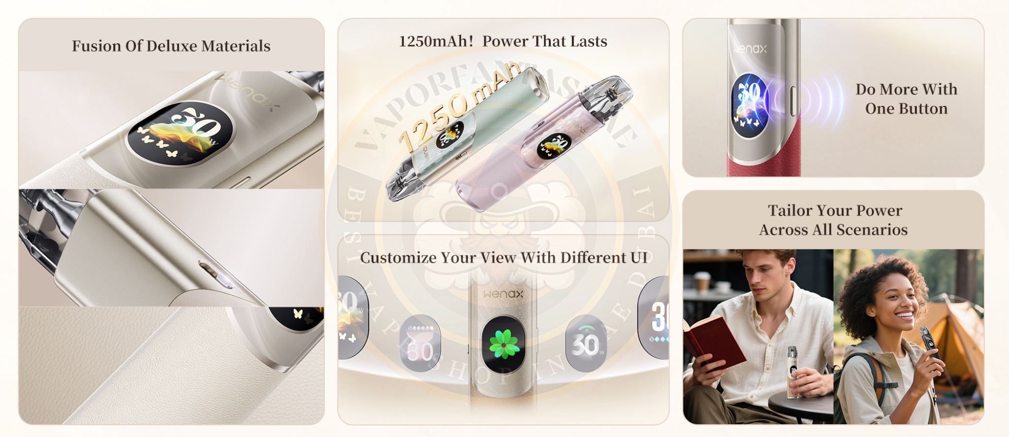 Geekvape wenax q2 Features