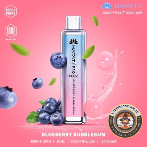 Hayati 4000 Puffs BLUEBERRY BUBBLEGUM