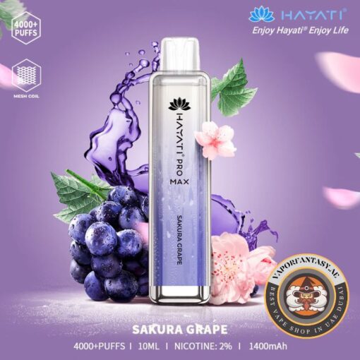 Hayati 4000 Puffs SAKURA GRAPE