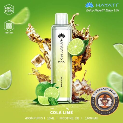Hayati 4000 Puffs ⁠COLA LIME