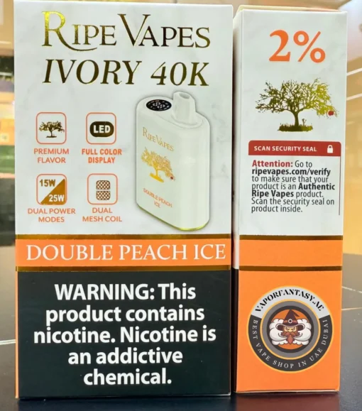 Ripe Vapes 40k Double Peach Ice