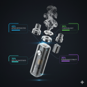 Vaporesso XROS Pro 2 pod showing boosted aroma, flavor, airflow, and performance improvements