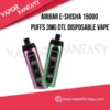 Airbar E-Shisha 15000 Puffs 3mg DTL Disposable Vape in Dubai, UAE