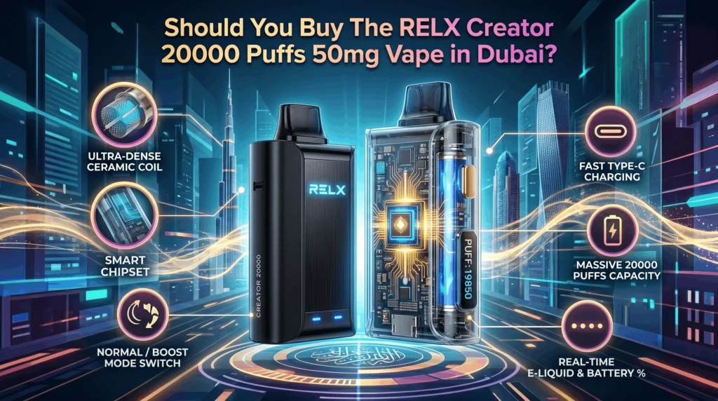 RELX Creator 20000 Puffs Review in Dubai