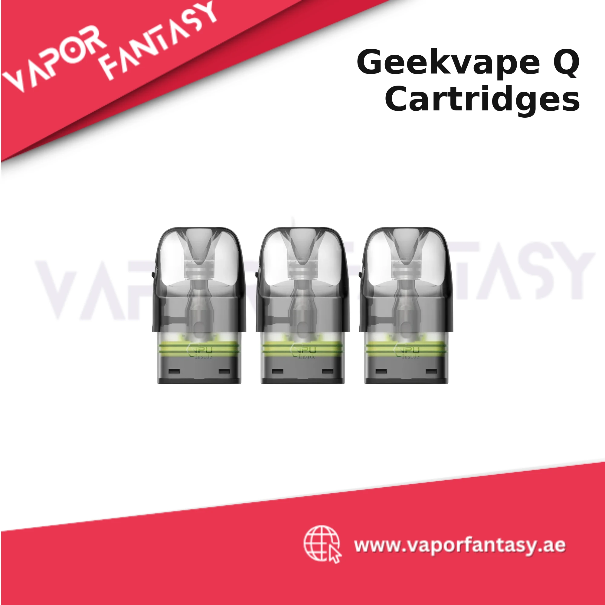 Geekvape Q Cartridges (Pack of 3) in Dubai UAE