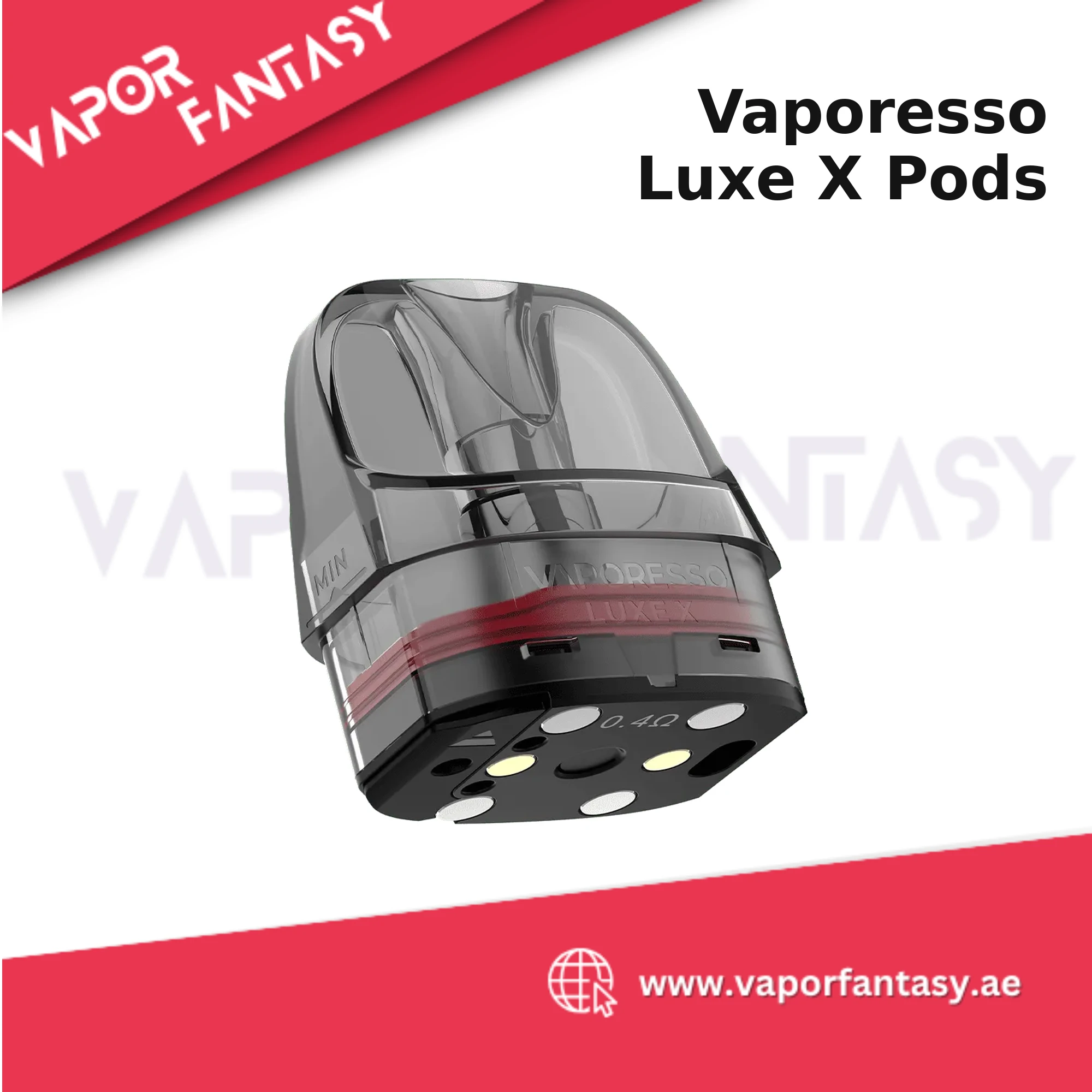 Vaporesso Luxe X Replacement Pods (Pack of 2) in Dubai UAE