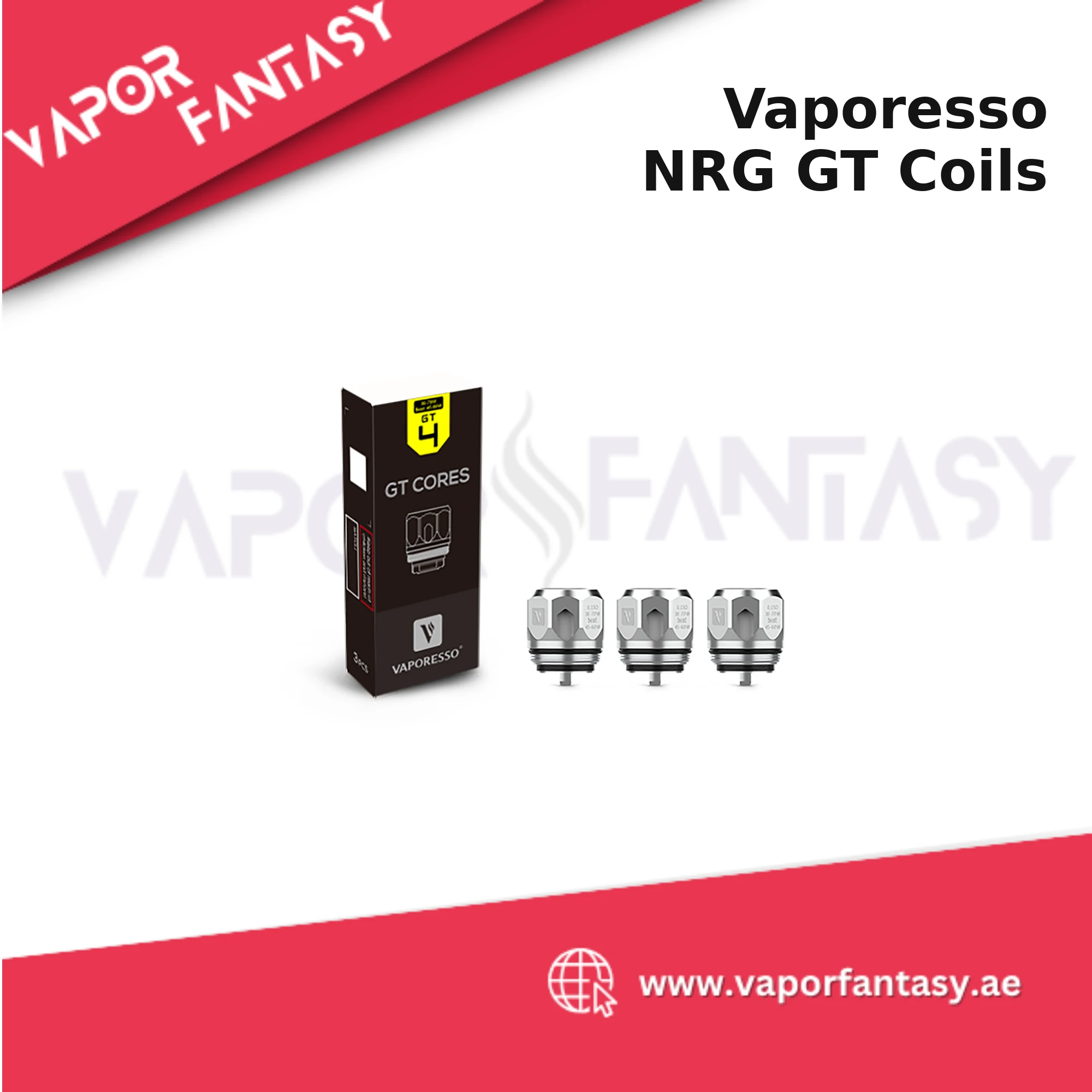 Vaporesso NRG GT Replacement Coils 3pcs in Pack