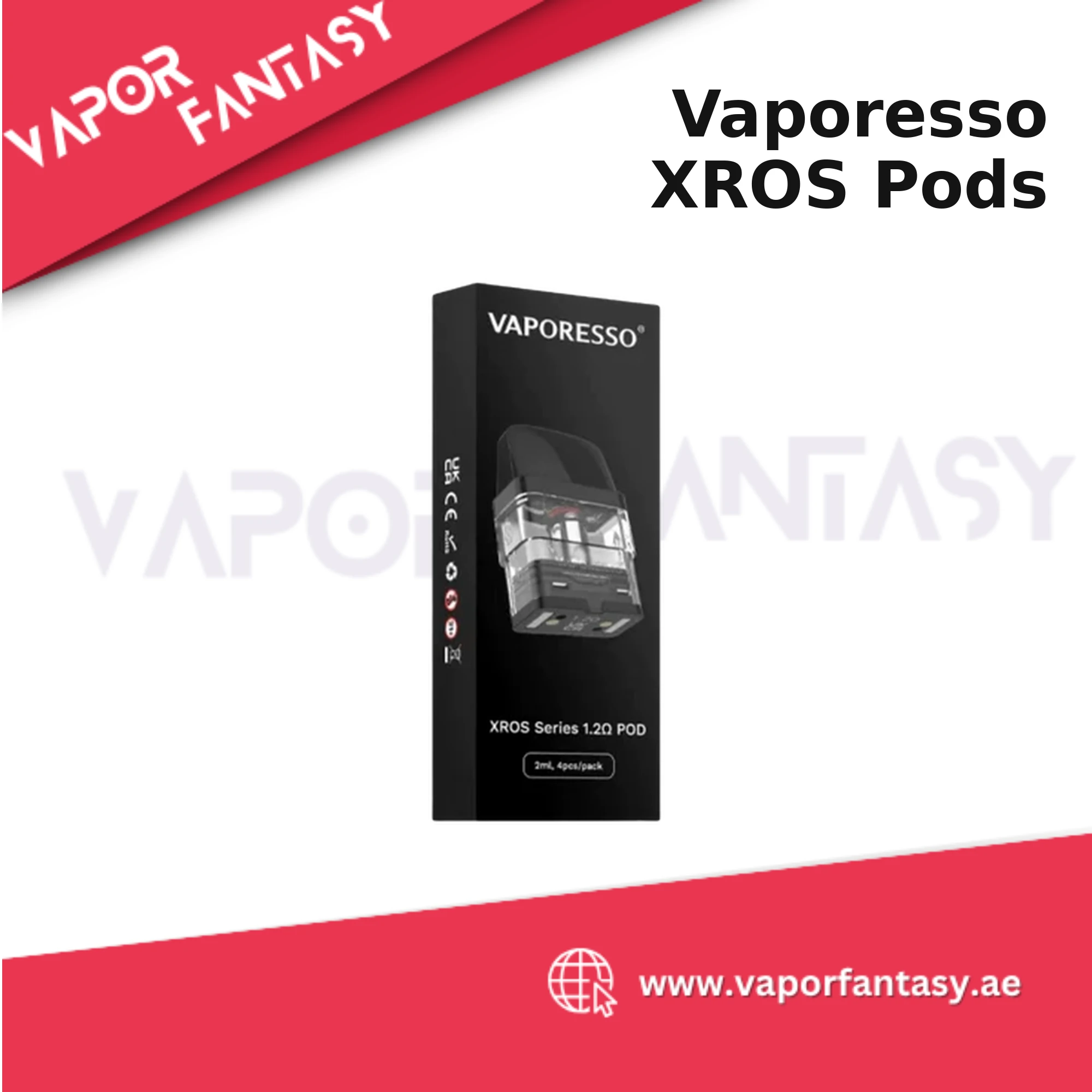 Vaporesso XROS Replacement Pods (Pack of 4) in Dubai UAE